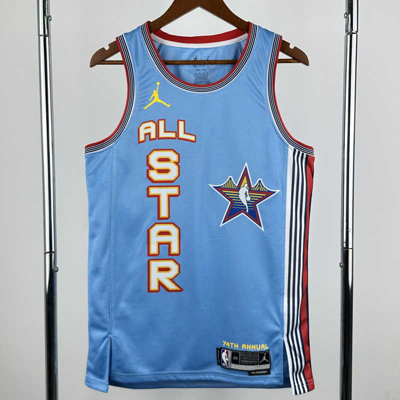 25-26 ALL-STAR BROWN #7 Light blue Top Quality Hot Pressing NBA Jersey