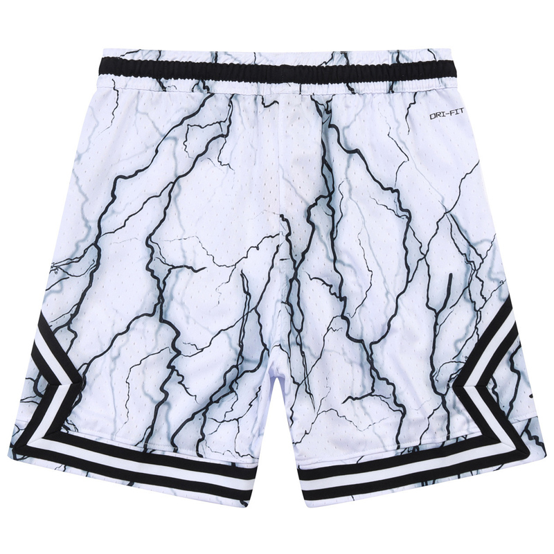 C2507 Jordan White Casual Short Pants #闪电白