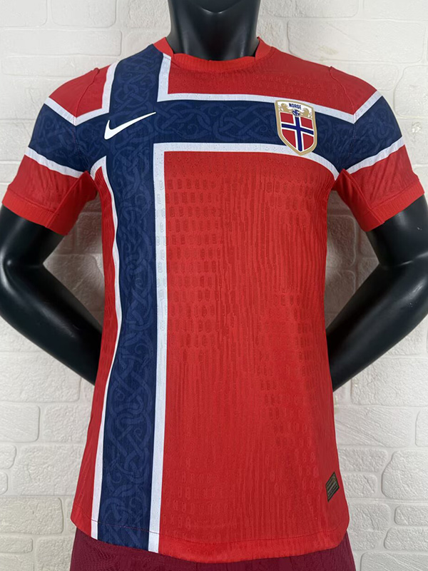 26-27 Norway Red Player Version Soccer Jersey