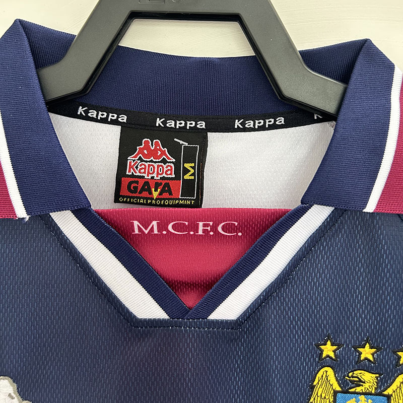 1997-1998 Man City Away Retro Soccer Jersey