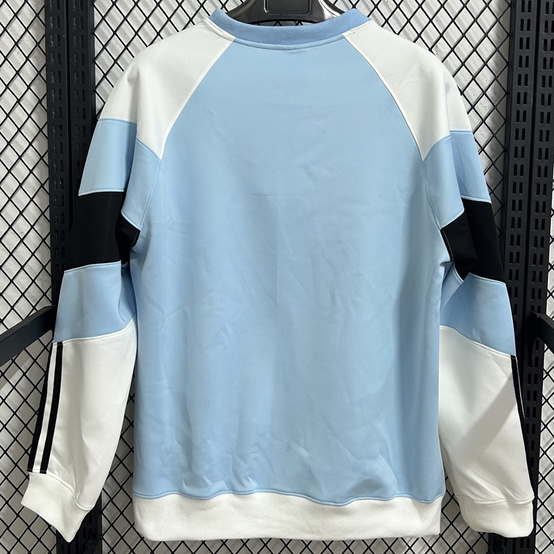 26-27 Man City Blue white Hoodie (无帽卫衣)