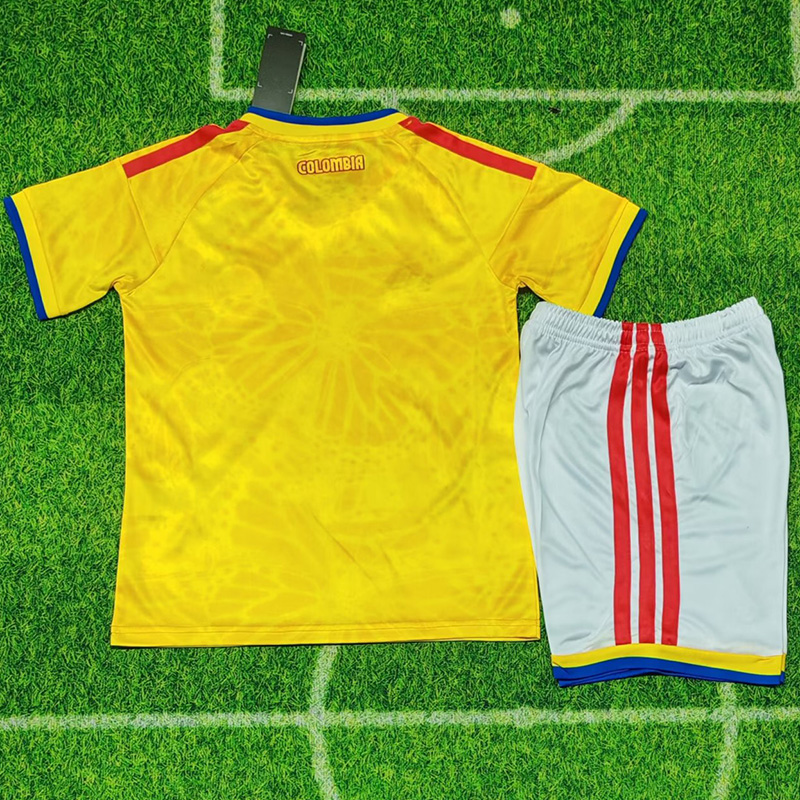 25-26 Colombia Home Kids Soccer Jersey