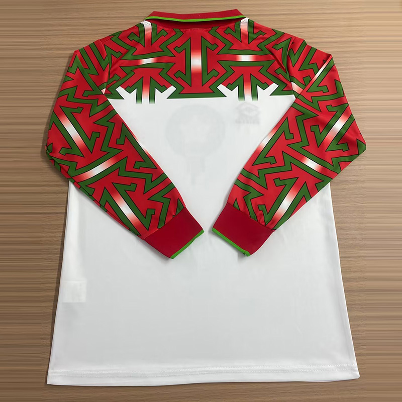 1994-95 Morocco Away Long Sleeve Retro Soccer Jersey (长袖)