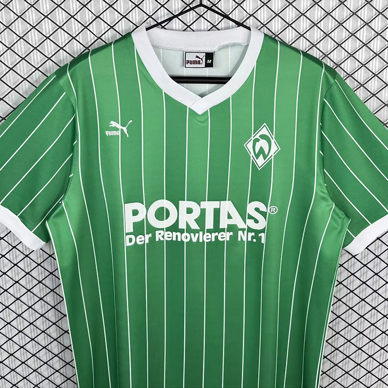 1987-1988 Werder Bremen Home Retro Soccer Jersey
