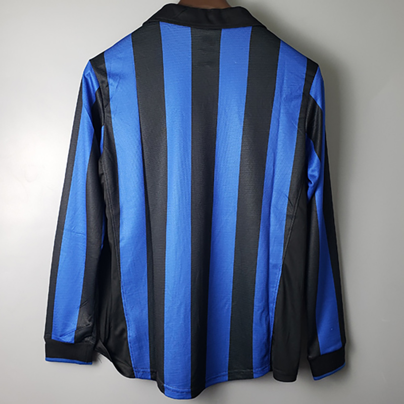 1998-1999 INT Home Long Sleeve Retro Soccer Jer...