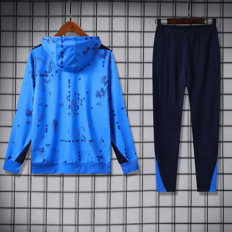 24-25 CHE Blue Hoodie Tracksuit (卫衣套装)