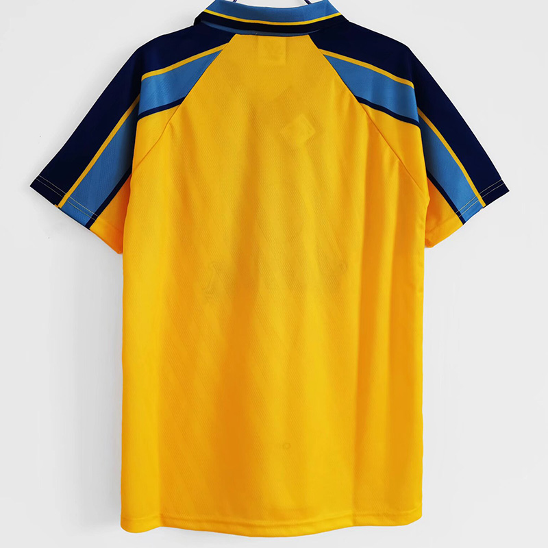 1995-1997 CHE Away Yellow Retro Soccer Jersey