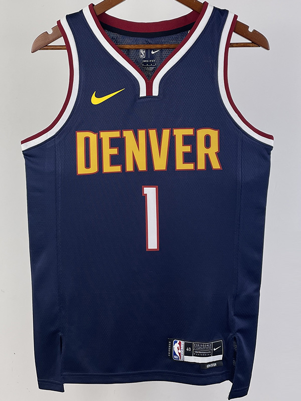 22-23 Nuggets PORTER JR. #1 Royal Blue Top Qual...