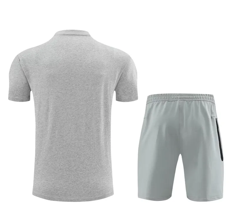 2024 NK Grey Training Short Suit (100%Cotton)