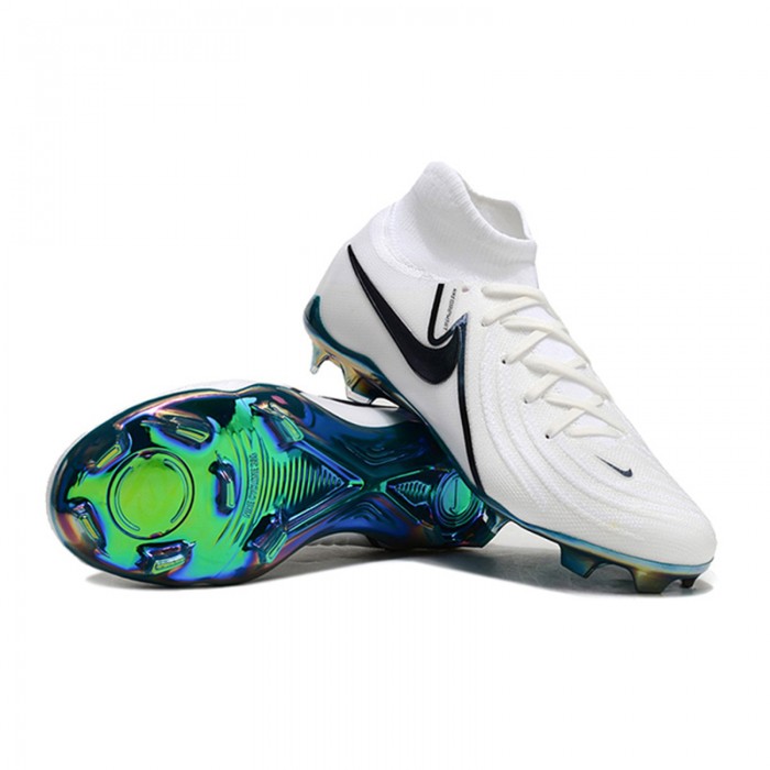 PHANTOM LUNA ELITE FG Soccer Shoes-White/Black