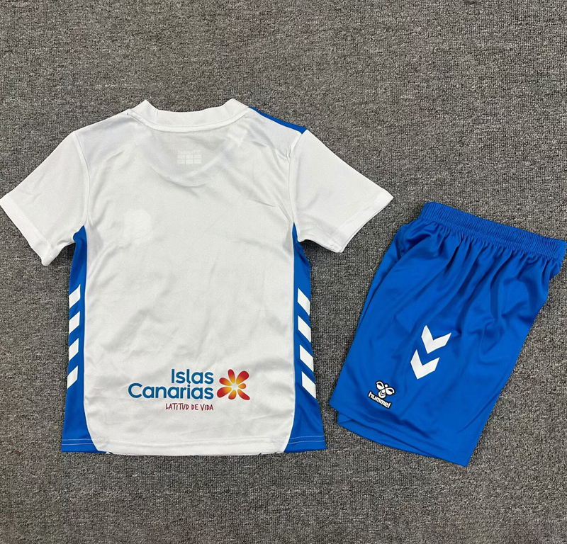 25-26 CD Tenerife Home Kids Soccer Jersey