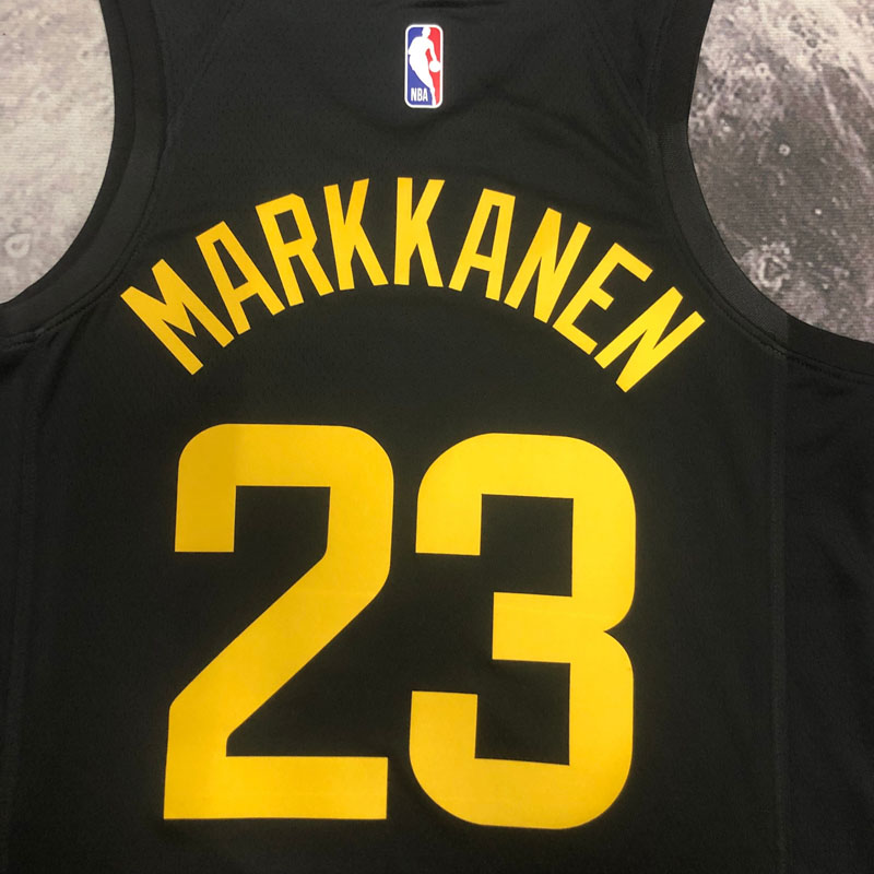 22-23 JAZZ MARKKANEN #23 Black Top Quality Hot ...