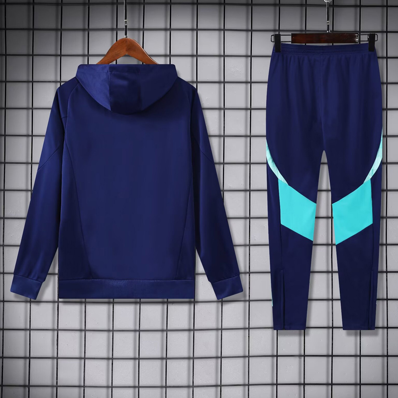 24-25 Flamengo Royal blue Hoodie Tracksuit (卫衣套装)