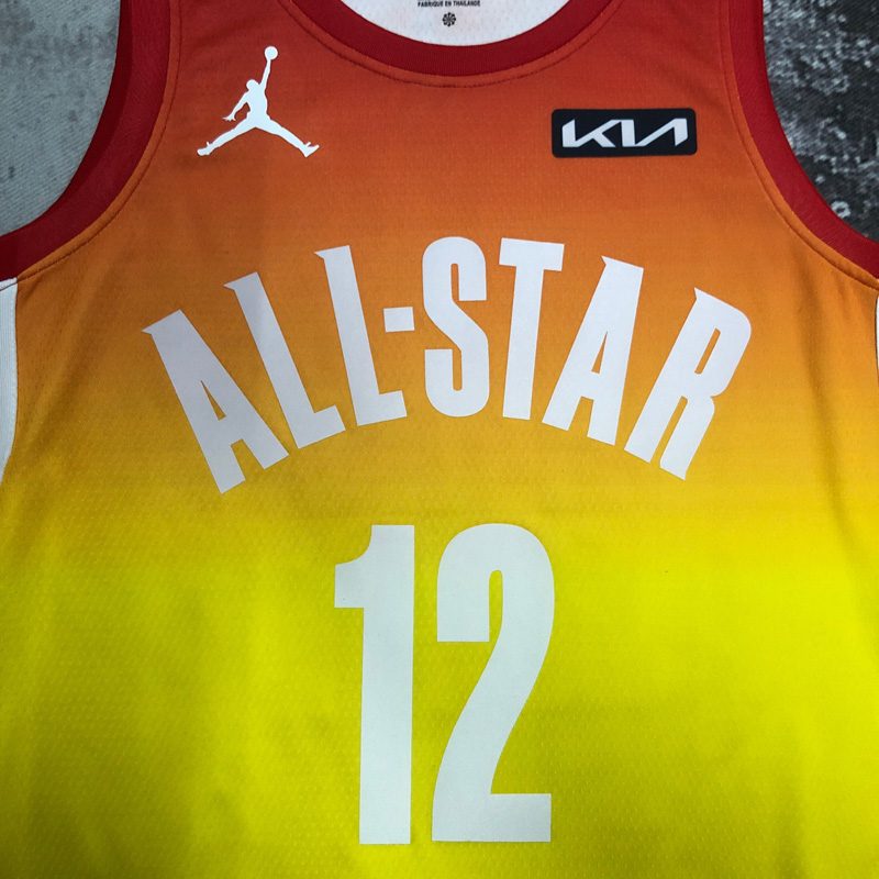 2023 ALL STAR MORANT #12 Yellow Top Quality Hot...