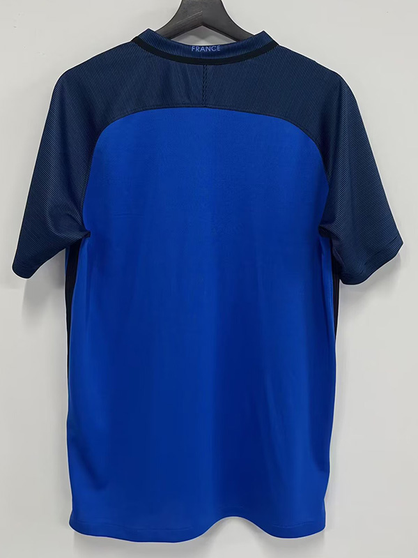 2016 France Home Retro Soccer Jersey