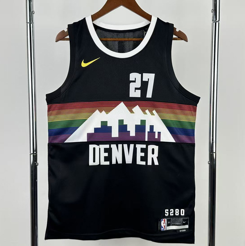 25-26 Nuggets MURRAY #27 Black City Edition Top Quality Hot Pressing NBA Jersey