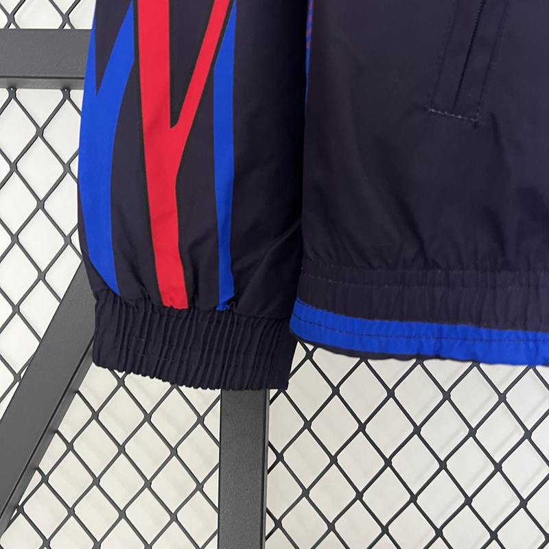 2024 BAR Red & Dark Blue Double Sided Windbreak...