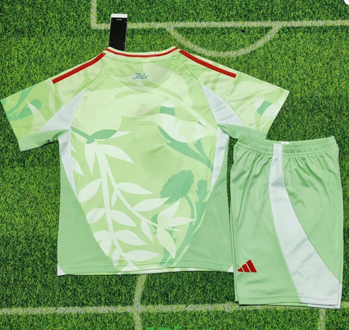 25-26 Italy W Away Kids Soccer Jersey