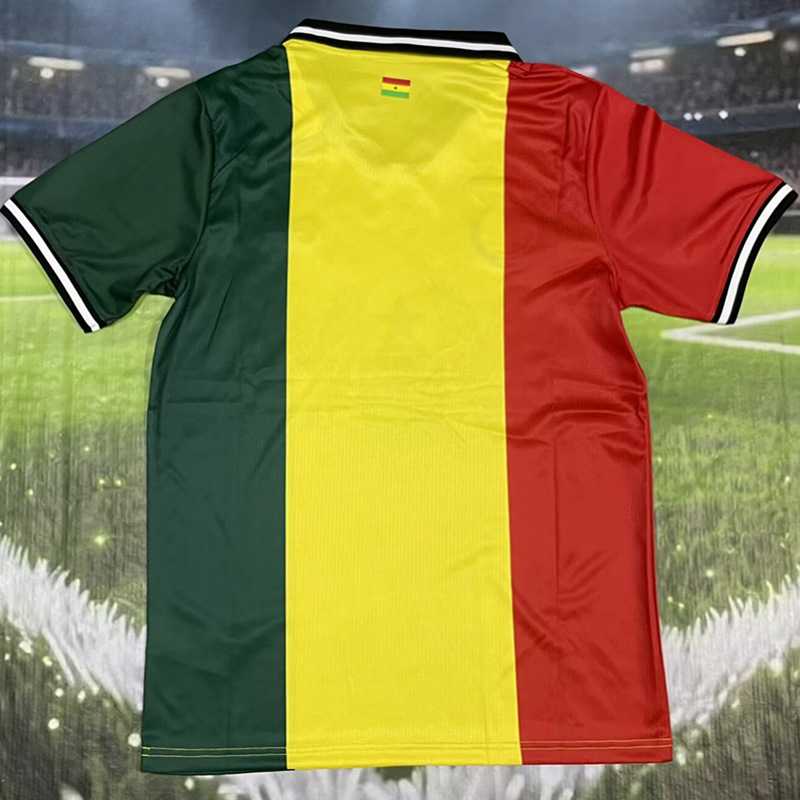 26-27 Ghana Red Yellow Green Special Edition Fans Soccer Jersey
