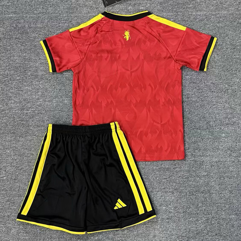 26-27 Belgium Home Kids Soccer Jersey