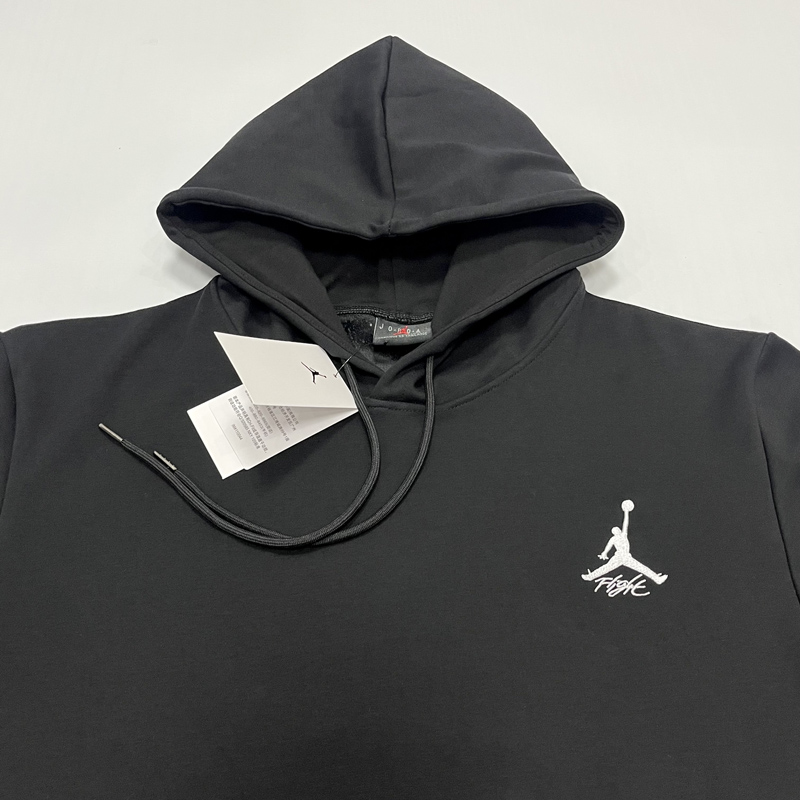 2024 Jordan Black Hoody #E2黑色(刺绣加绒)