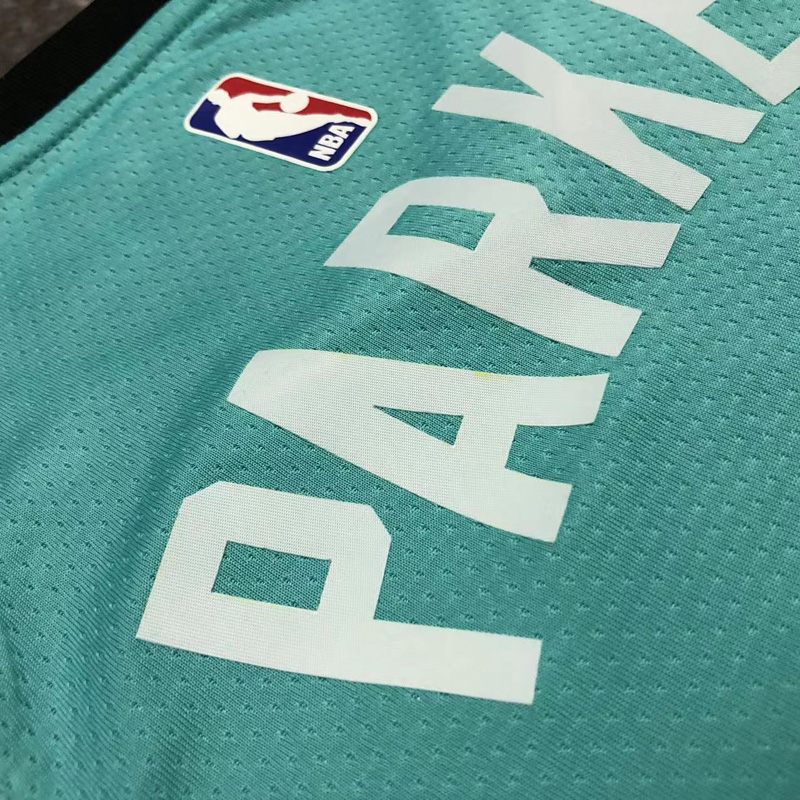 22-23 Sa Spurs PARKER #9 Blue City Edition Top ...