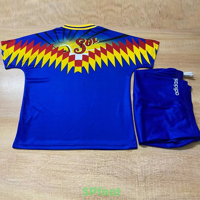 1995 Club America Away Kids Retro Soccer Jersey