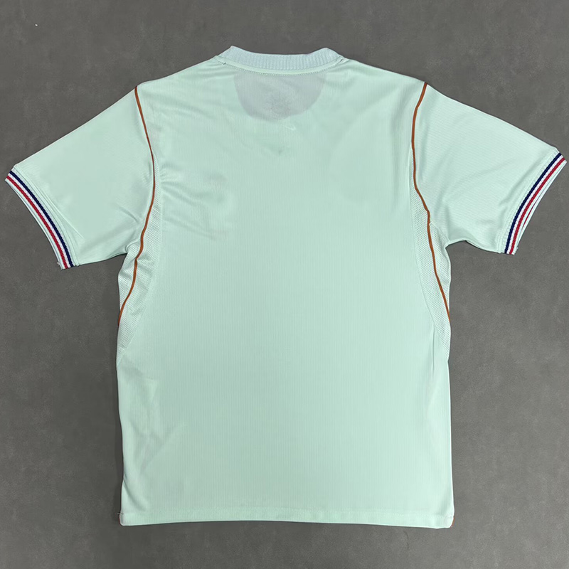 26-27 France Light Green Fans Soccer Jersey