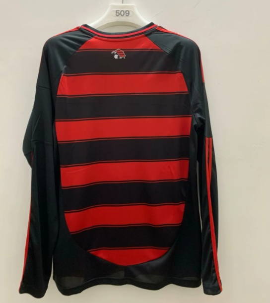 25-26 Flamengo Home Long Sleeve Soccer Jersey (长袖)