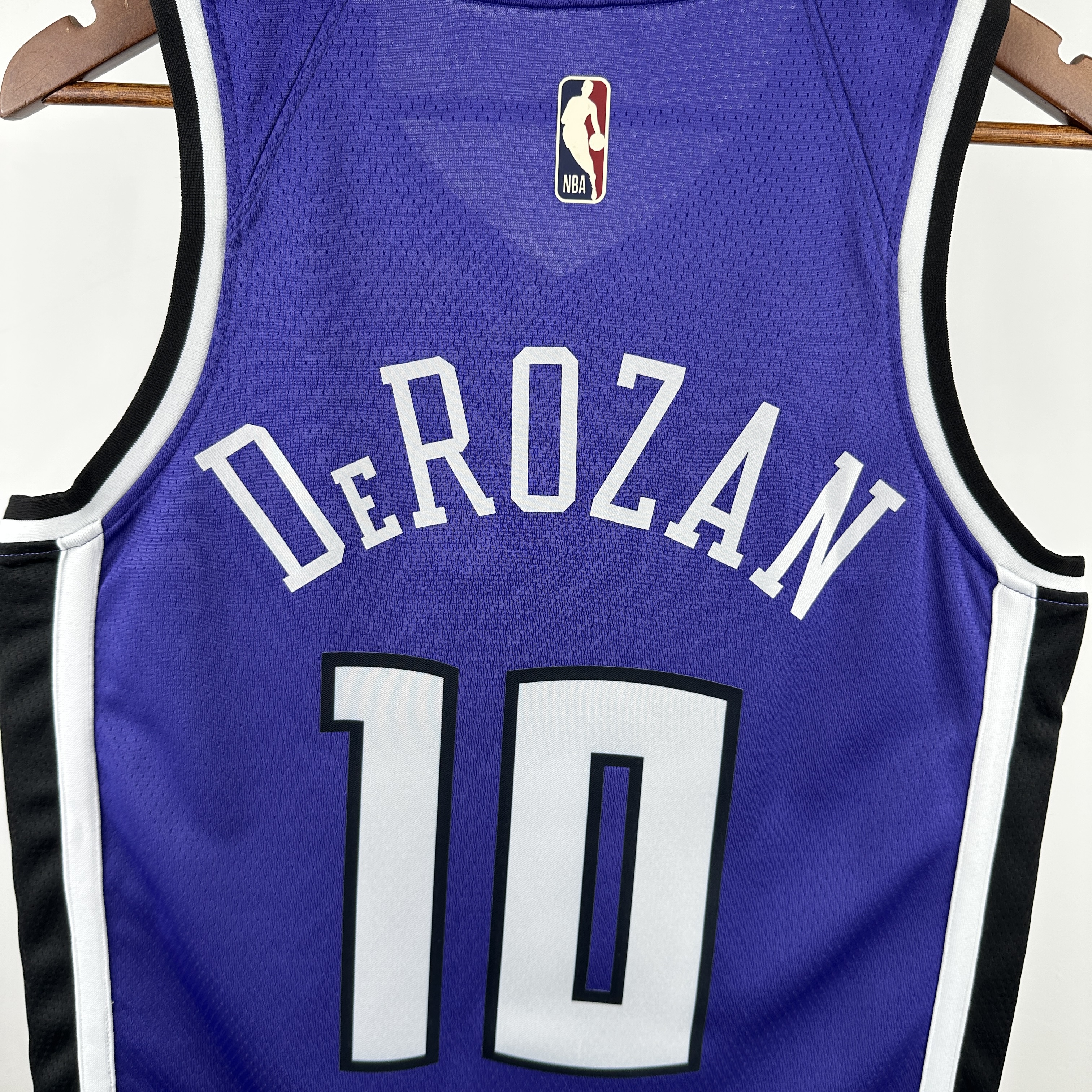 24-25 KINGS DEROZAN #10 Purple Retro Top Quality Hot Pressing NBA Jersey(V领）