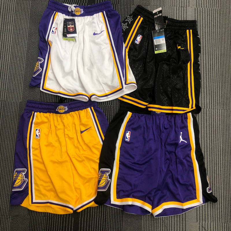 LAKERS Yellow Edition Top Quality NBA Pants