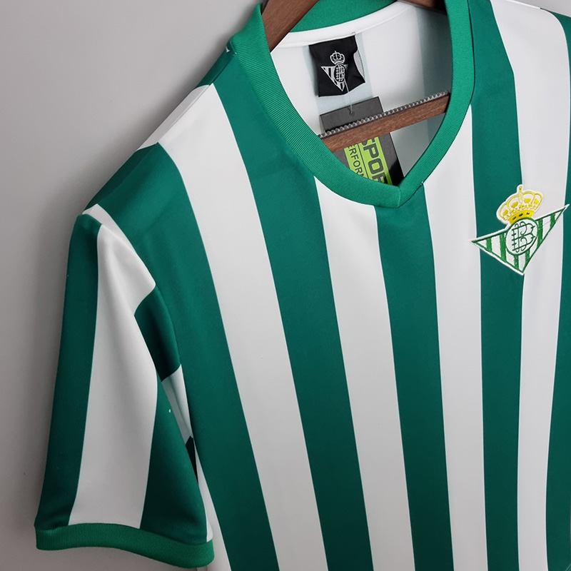 1976-1977 Real Betis Copa del Rey Home Retro So...