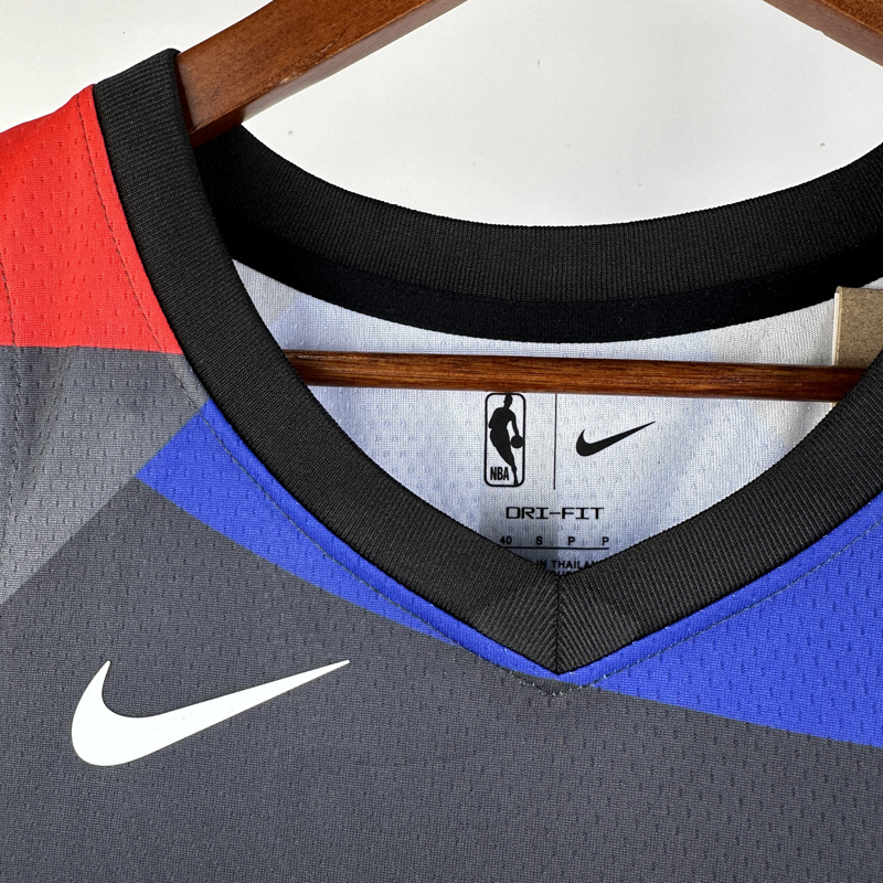 23-24 NETS SIMMONS #10 Blue Black City Edition ...