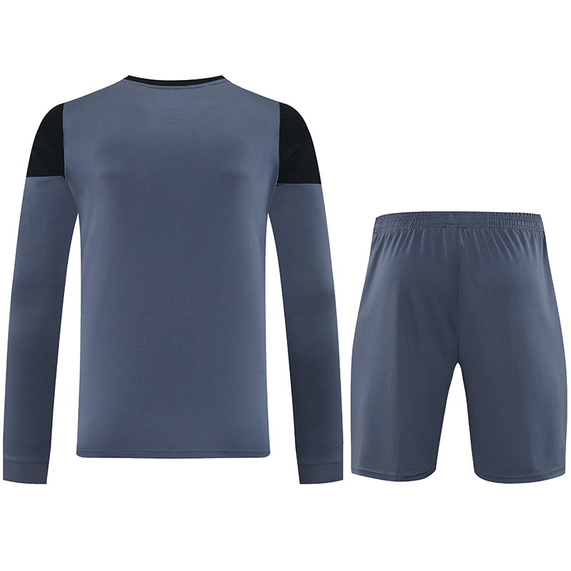 25-26 RMA Grey Black GoalKeeper (Long Sleev Suit) Soccer Jersey (长袖)