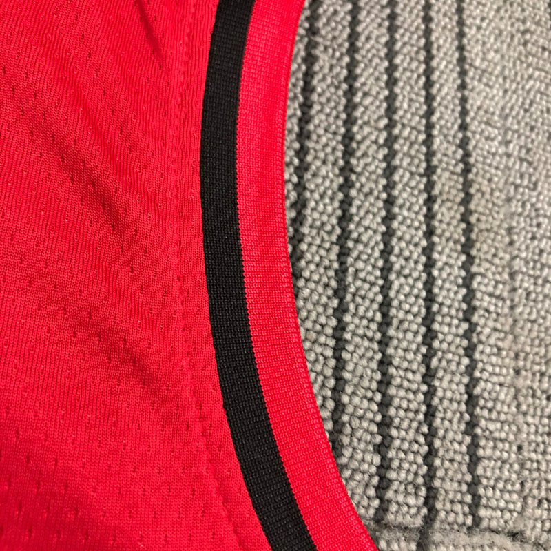 Trail Blazers LILLARD #0 Jordan Red Top Quality...