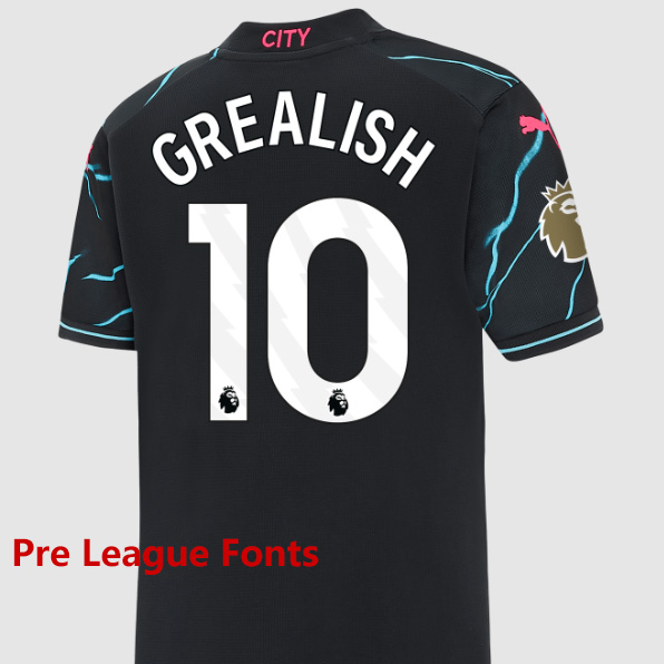 23-24 Man City Third 1:1 Fans Soccer Jersey