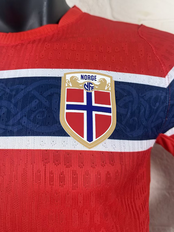 26-27 Norway Red Player Version Soccer Jersey