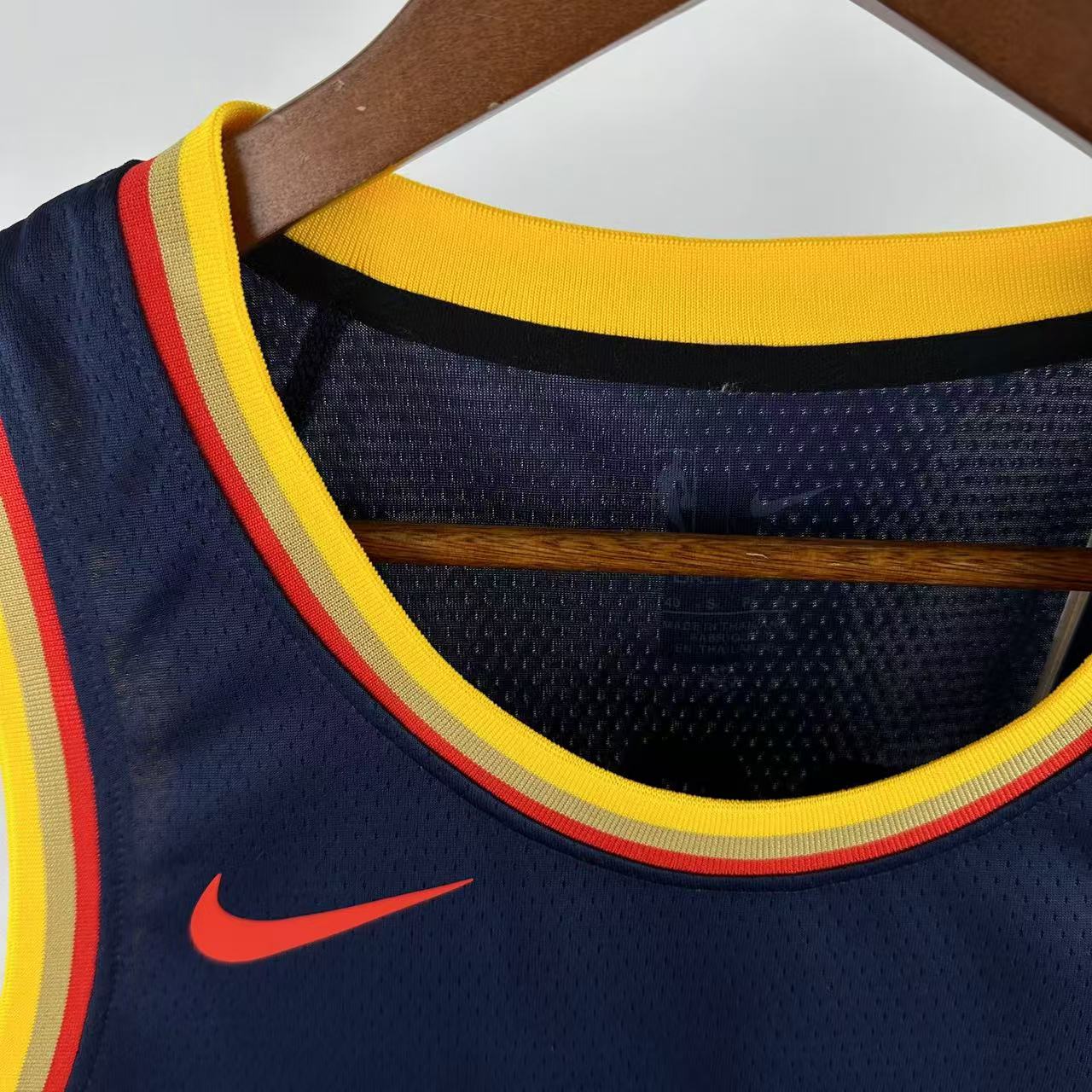 24-25 WARRIORS WIGGINS #22 Royal blue City Edition Top Quality Hot Pressing NBA Jersey