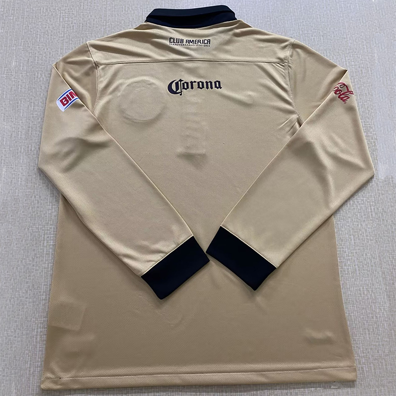 2011-2012 Club America 95 Anniversary Long Sleeve Retro Soccer Jersey (长袖)