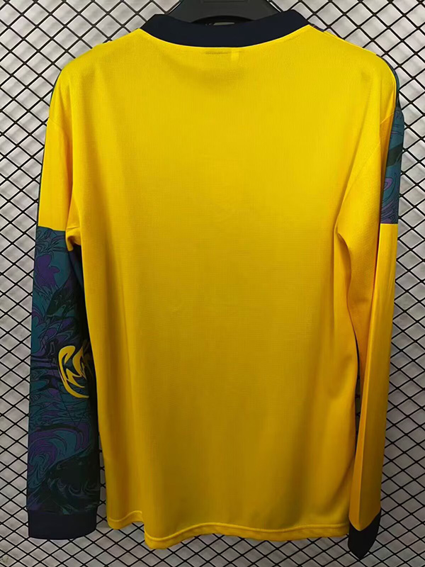 1995 England Goalkeeper Retro Long Sleeve Soccer Jersey (长袖)