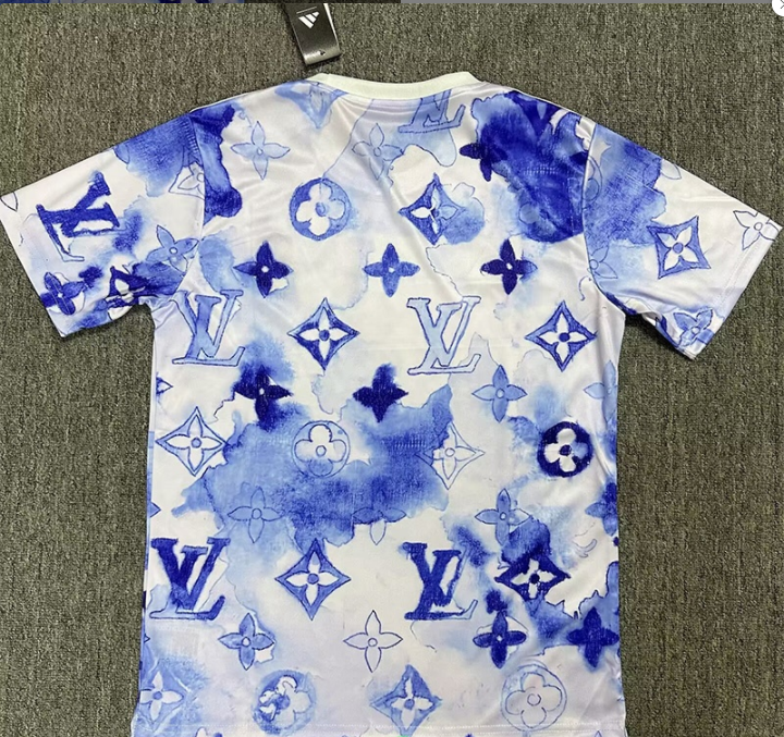 25-26 RMA White Blue Special Edition Fans Training Shirts *L