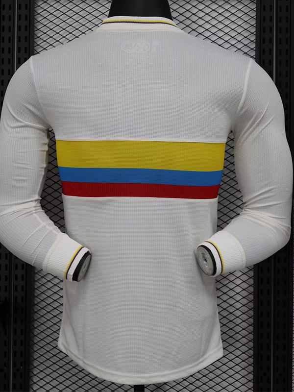 2024 Colombia 100th Anniversary Long Sleeve Player Version Soccer Jersey (长袖球员)