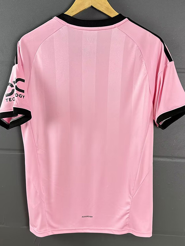 25-26 Man Utd Pink Goalkeeper Fans Soccer Jersey