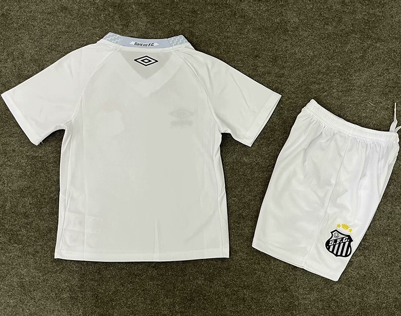 25-26 Santos FC Home Kids Soccer Jersey