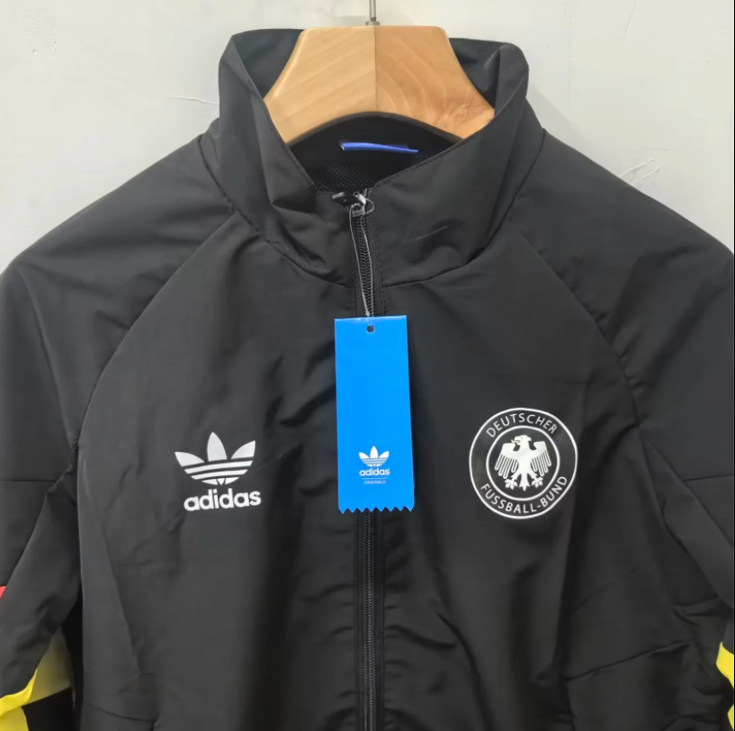 24-25 Germany Black Windbreaker