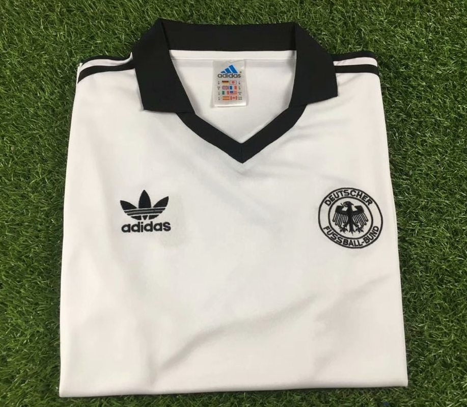 1986 Germany Home Retro Soccer Jersey