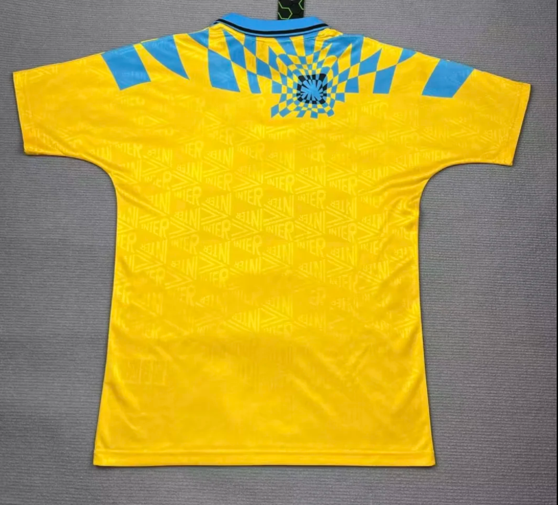 1991-1992 INT three White Retro Soccer Jersey