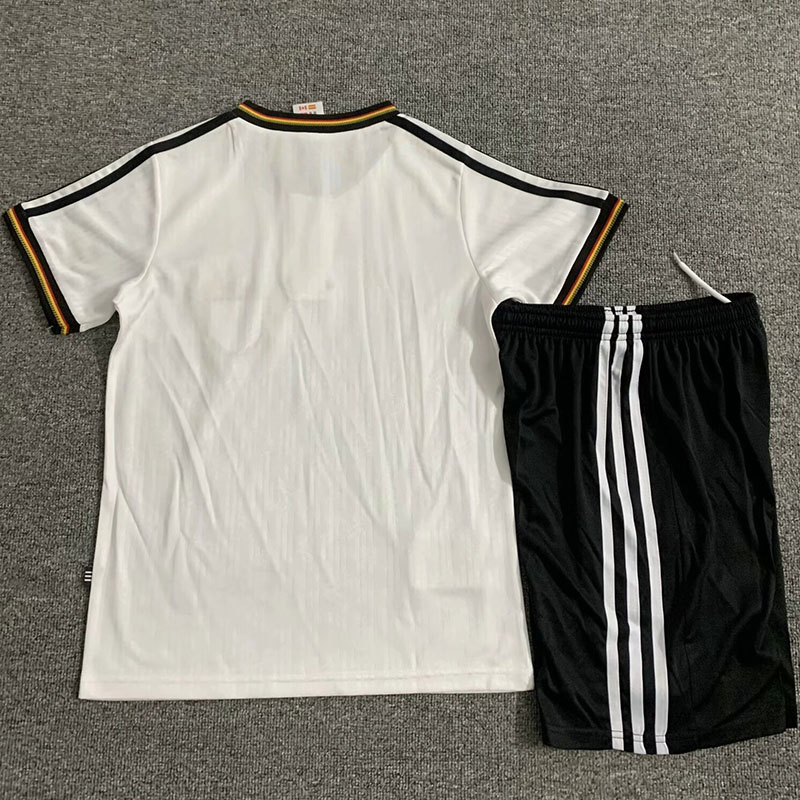 1996 Germany Home Kids Retro Soccer Jersey