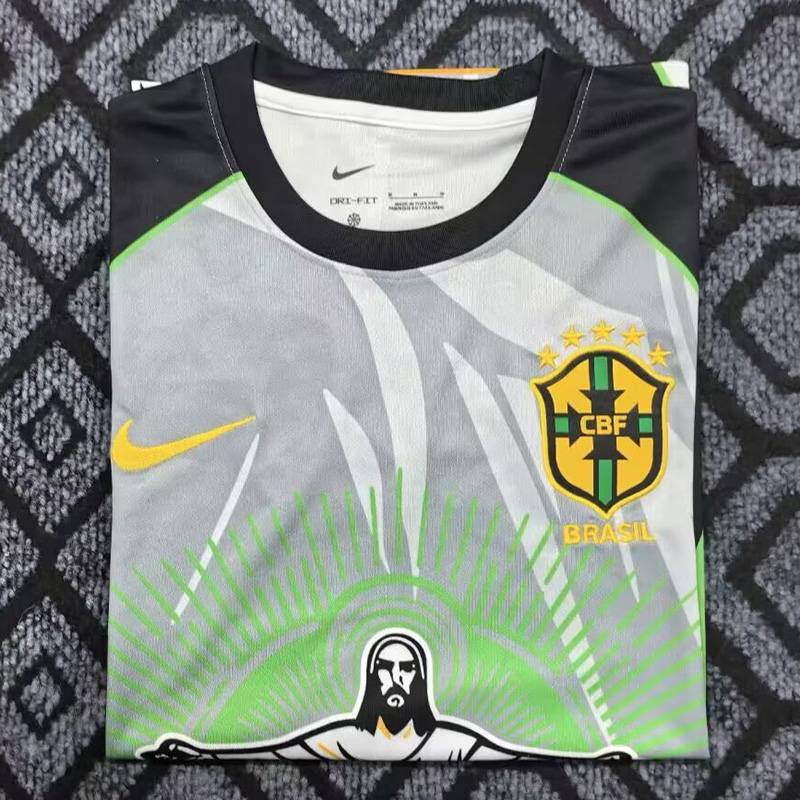 25-26 Brazil Green Grey Special Edition Training shirts (女神)