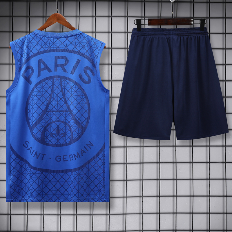 25-26 PSG Blue Tank top and shorts suit